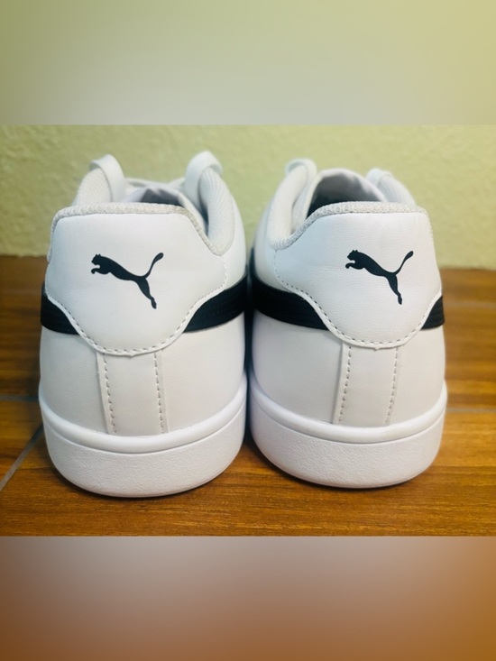 Puma Smash  V2 Black White Lace Up Tennis Shoes Sneaker Size: 12 main image 6